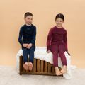 Set de lenjerie termoactivă pentru copii KADVA Frosty Jrg Set roz 8