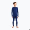 Set complet de lenjerie termică pentru copii KADVA Frosty Jrb Set, fără cusături, bleumarin