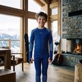 Set complet de lenjerie termică pentru copii KADVA Frosty Jrb Set, fără cusături, bleumarin 7