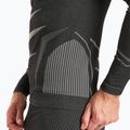 Set de lenjerie termică pentru bărbați KADVA Streif Set, fără cusături, negru 7