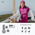 Set de lenjerie termică pentru femei KADVA Glacier W Set fără cusături fucsia 10
