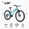 Bicicletă pentru copii  ATTABO JR 24 verde 2