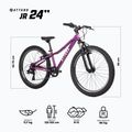 Bicicletă pentru copii  ATTABO JR 24 violet 2