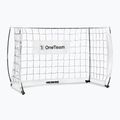 Poartă de fotbal OneTeam Flex Square 120 x 80 cm albă