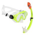 Set de snorkeling pentru copii AQUASTIC Minke mască + tub verde 10