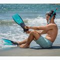 Set de snorkeling AQUASTIC Jetty mască + tub + labe albastru 15