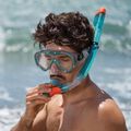 Set de snorkeling AQUASTIC Jetty mască + tub + labe albastru 17