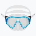 Set de snorkeling pentru copii AQUASTIC Shelly mască + tub + labe albastru 3