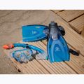 Set de snorkeling pentru copii AQUASTIC Shelly mască + tub + labe albastru 14