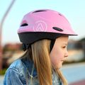 Cască de bicicletă pentru copii ATTABO Hinge roz 10