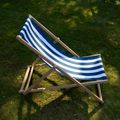 Șezlong de grădină reglabil Kadva LSR01310 albastru KSB001 6