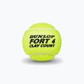 Mingi de tenis Dunlop Fort Clay Court 4B 18 x 4 buc. galben 601318 3