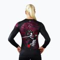 Rashguard pentru femei Ground Game Tsuru Warrior negru 22WRASHLSGEIS 2