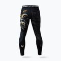 Jambiere MMA pentru bărbați Ground Game Oni Samurai negru 22LEGGSAM3 2