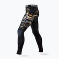 Jambiere MMA pentru bărbați Ground Game Oni Samurai negru 22LEGGSAM3 3