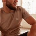 Tricou pentru bărbați Ground Game Minimal 2.0 bej 7