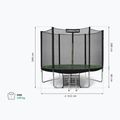 Trambulină de grădină Urbogym Classic 312 cm negru 10FT 10