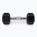 Bauer Fitness HEX HEX halteră hexagonală cauciucată 2,5 kg negru AC-1701 4