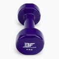 Ganteră din vinil Bauer Fitness 4 kg albastră AC-1405 3