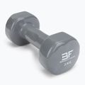 Ganteră din vinil Bauer Fitness 3 kg gri AC-1404