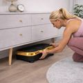 Platformă cu vibrații Extralink Moonwalk Spin Move black/gold 16
