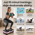 Platformă cu vibrații Extralink Moonwalk Spin Move black/pink 13