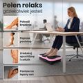 Platformă cu vibrații Extralink Moonwalk Spin Move black/pink 14