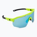 Ochelari de soare GOG Argo matt neon green/black/reflex white/blue 2