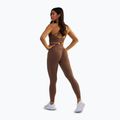 Colanți de antrenament pentru femei BeShaped Gym Queen brown 3