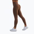 Colanți de antrenament pentru femei BeShaped Gym Queen brown 5