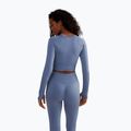 Top de antrenament pentru femei BeShaped Femme Force LS light blue 4