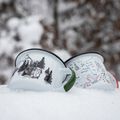 Cană de drumeții Alpinus Enamelled White Bear 4