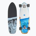 Surfskate Cutback Splash 34" alb-albastru skateboard CUT-SUR-SPL