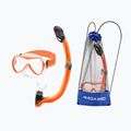 Set de scufundări pentru copii AQUA-SPEED Alize FS + Samos + Mesh portocaliu