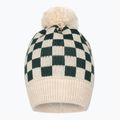 Căciulă de iarnă pentru copii KID STORY Merino green chessboard