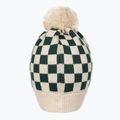 Căciulă de iarnă pentru copii KID STORY Merino green chessboard 2