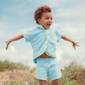 Set pentru copii  KID STORY Cămașă și pantaloni scurți din bumbac ecologic blue sky 11