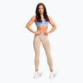 Colanți pentru femei Gym Glamour Basic Scrunch beige 2