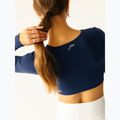 Top de yoga pentru femei JoyInMe Core Crop Top dark navy 3