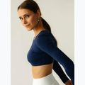 Top de yoga pentru femei JoyInMe Core Crop Top dark navy 4