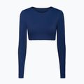 Top de yoga pentru femei JoyInMe Core Crop Top dark navy 6