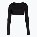Top de yoga pentru femei JoyInMe Core Crop Top black