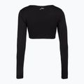 Top de yoga pentru femei JoyInMe Core Crop Top black 2