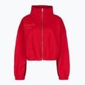 Bluză fleece pentru femei JoyInMe Zip Flow Sweatshirt berry crash