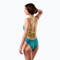 Costum de baie dintr-o piesă pentru femei SWEEP Aqua Hippos albastru/galben/verde 2