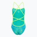 Costum de baie dintr-o piesă pentru femei SWEEP Aqua Hippos albastru/galben/verde 2
