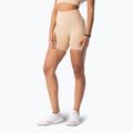 Pantaloni scurți de antrenament pentru femei Carpatree Simply Seamless perfrct beige