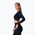 Longsleeve de antrenament pentru femei Carpatree Allure Seamless black 4