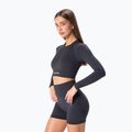 Longsleeve de antrenament pentru femei Carpatree Allure Seamless titanium grey 2