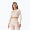 Longsleeve de antrenament pentru femei Carpatree Allure Seamless cream beige